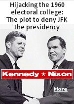 It was a bitter, close election, and there were furious allegations of fraud. After Democrat John Kennedy barely beat Republican Richard M. Nixon in the 1960 election, a coalition of opponents plotted to deny him the presidency in the electoral college. Most were White, conservative electors from the South who opposed the young Massachusetts senator's liberal policies, especially his support for civil rights for Black Americans.